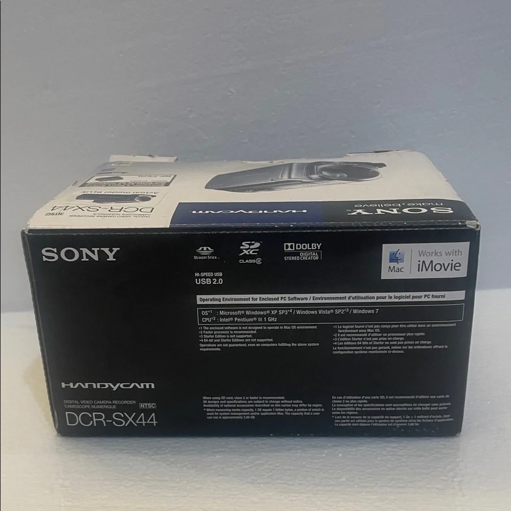 Sony Handycam DCR-SX44 Video Camera Dark Blue